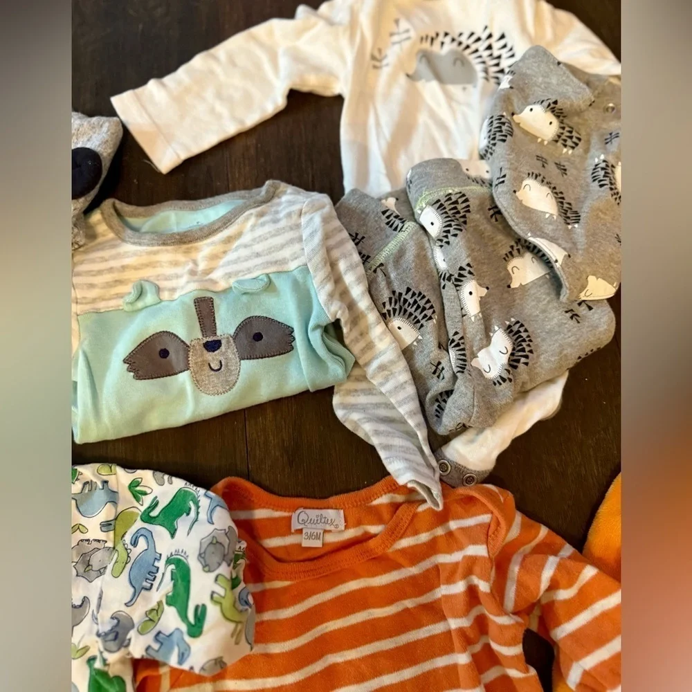Baby Boy 3-6M Clothing Lot & Halloween Pumpkin Costume - Picture 8 of 10
